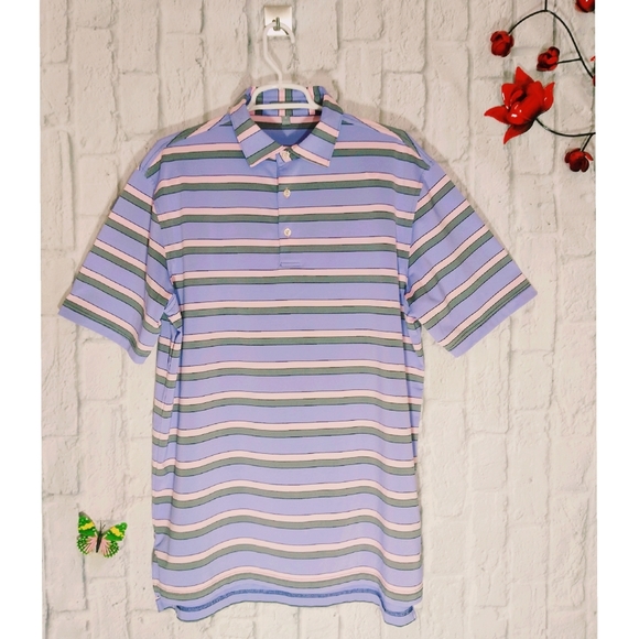 peter millar striped polo